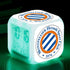 réveil alarme led football Montpellier cadeau foot enfant homme fan CLUB